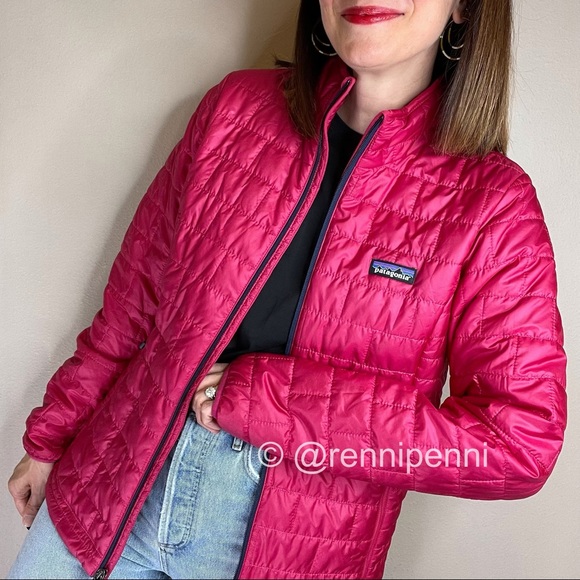 pink fall jacket